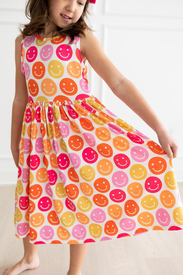 dont-worry-be-hippy-tank-twirl-dress Mila &  Rose - Sophia's Style-Don't Worry, Be Hippy Tank Twirl Dress-6-12M--1